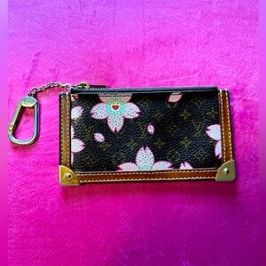 Louis Vuitton vintage cherry blossom key case/card holder